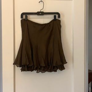 Brown Ralph Lauren high waisted skirt